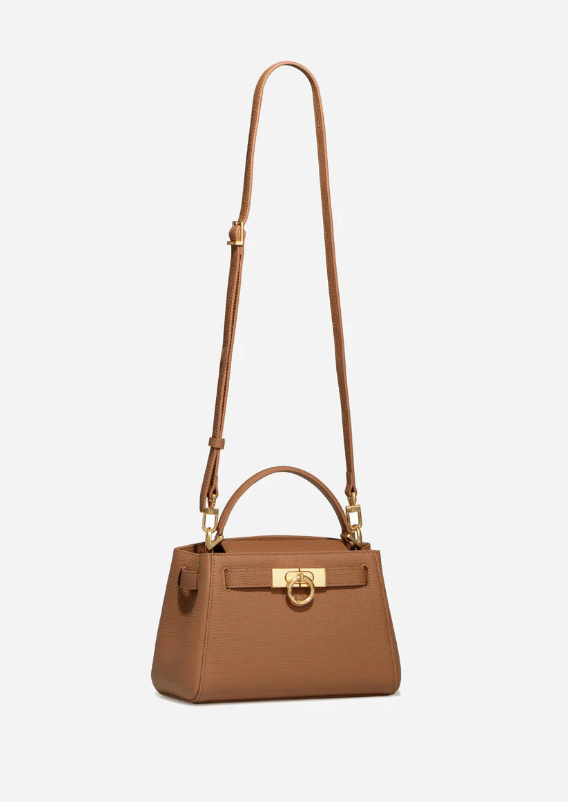 Madison Micro Top Handle Bag - Kastanienbraun