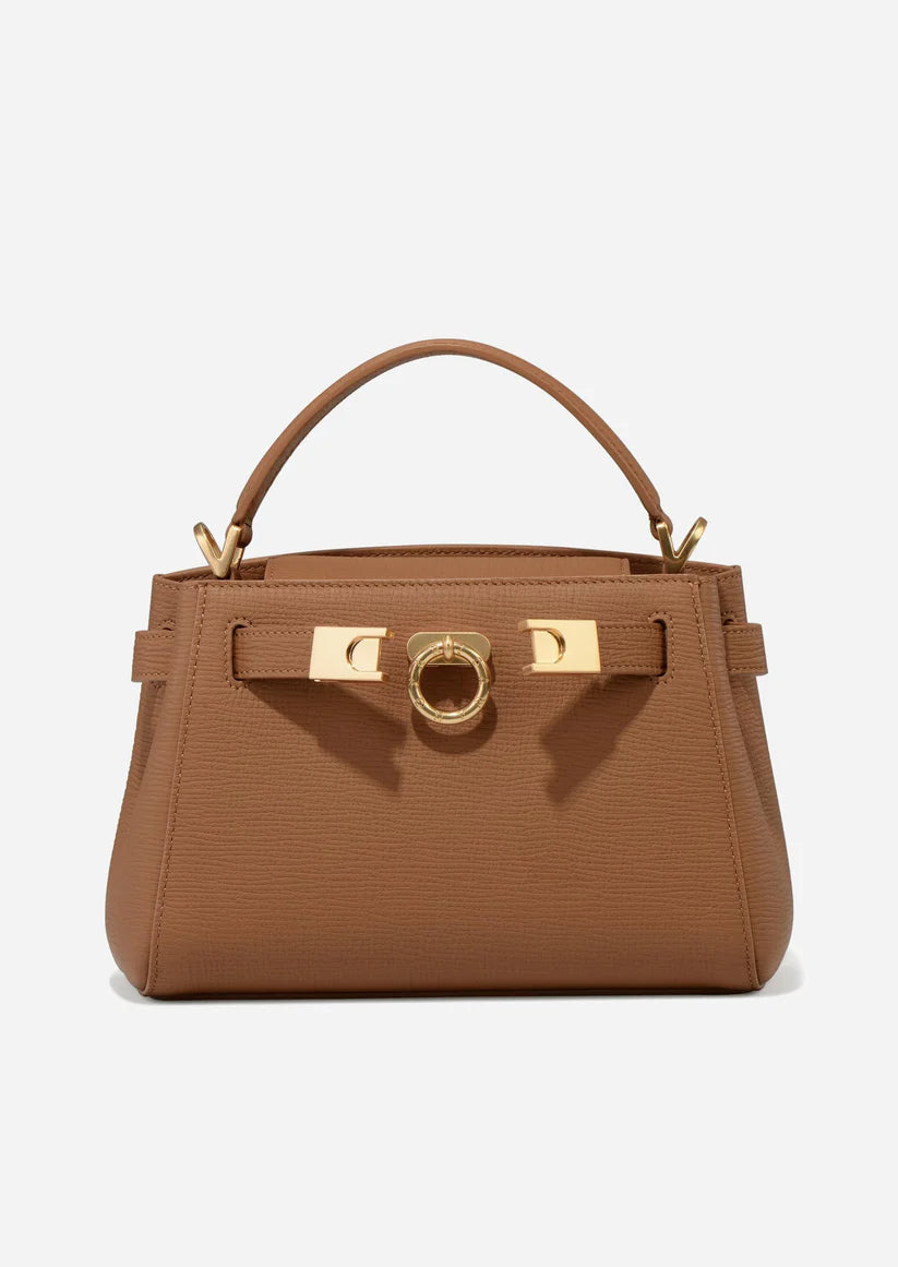 Madison Micro Top Handle Bag - Kastanienbraun
