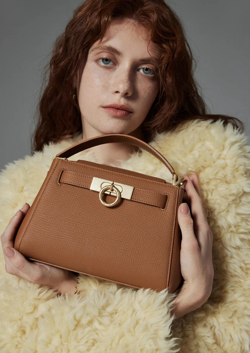 Madison Micro Top Handle Bag - Kastanienbraun