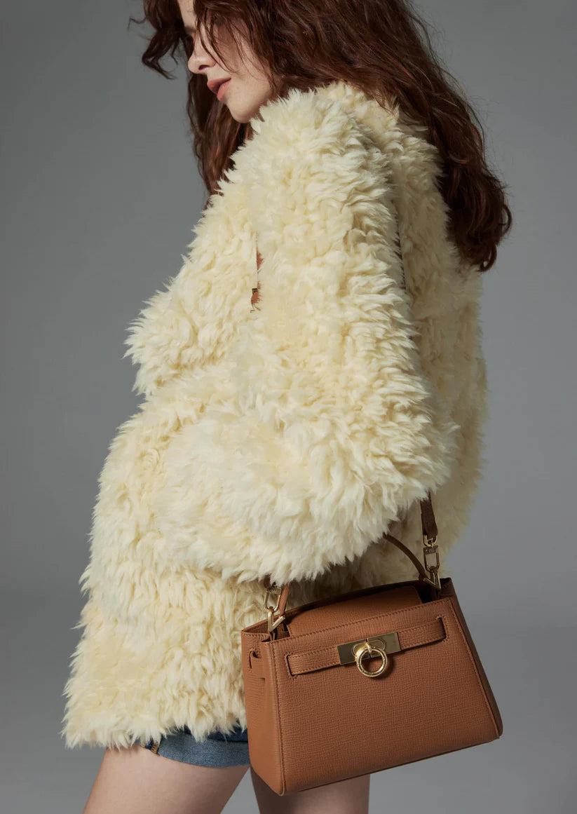 Madison Micro Top Handle Bag - Kastanienbraun