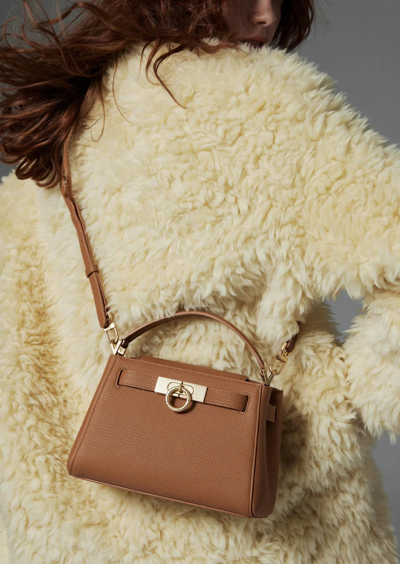 Madison Micro Top Handle Bag - Kastanienbraun