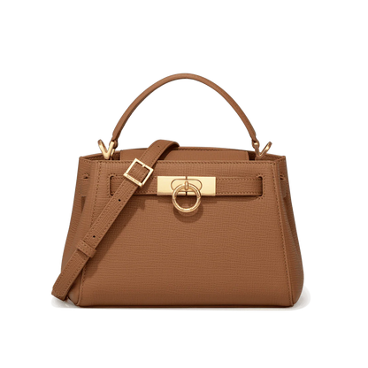 Madison Micro Top Handle Bag - Kastanienbraun