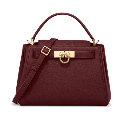 Madison Top Handle Bag - Burgundy